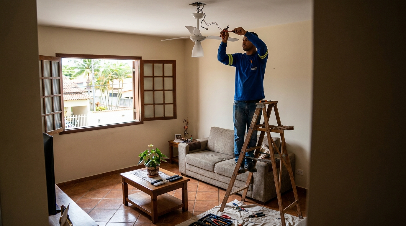 Reforço de Suporte no Teto em Vitória da Conquista‑BA