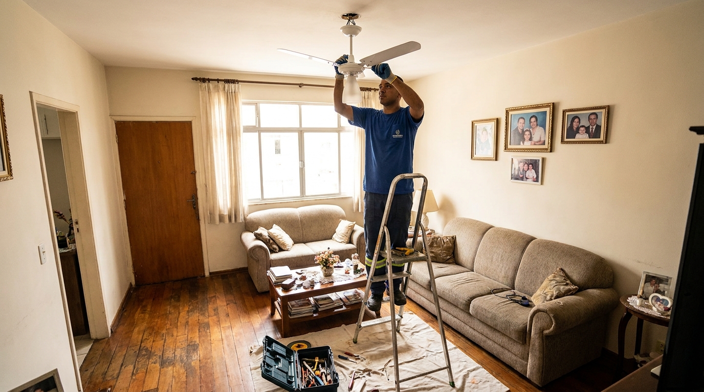 Substituição de Ventilador em Vitória da Conquista‑BA