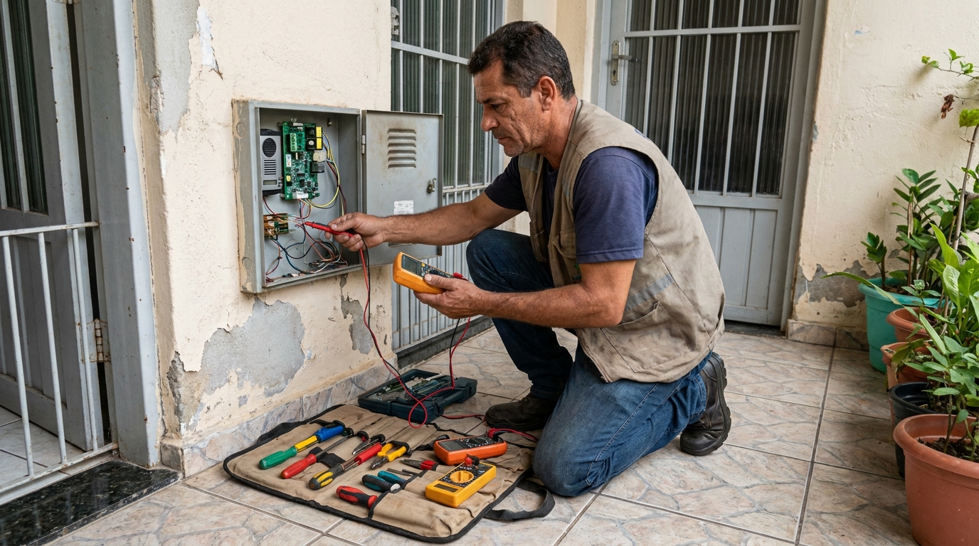 Troca de Fiação de Interfone em Vitória da Conquista‑BA